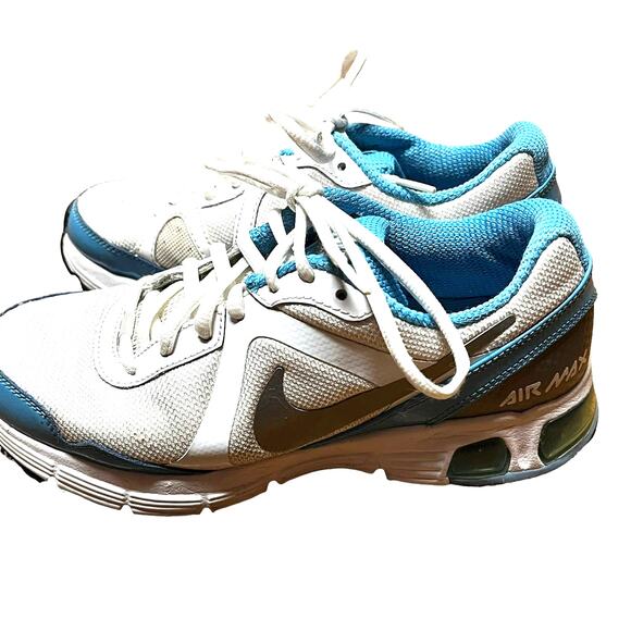 Nike Shoes - Nike Sneakers Air Max Run Lite Womens Size 7 Running Shoes White Blue 386515-101